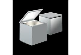 Tischleuchte CuboLED 2W 2700°K silber  230V L=10x10 H=11