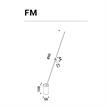 Tischleuchte FM 1.5W 27K schwarz matt  230V 2700K 154Lm CRI90 / H=890mm / IP20 | Bild 2