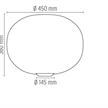 Tischleuchte GLO-BALL Basic 2 weiss  1x250W Halogen E27 dimmbar / D= 45/H=36cm | Bild 2