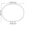 Tischleuchte GLO-BALL Basic 2 weiss  1x250W Halogen E27 dimmbar / D= 45/H=36cm | Bild 2