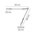 Tischleuchte Kelvin LED basis weiss  30 TOP LED 7.5W 3000 K 325lm / H=480mm L=581mm | Bild 2