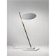 Tischleuchte Lederam T1 LED 17W/2700°K weiss/gold  230V/1400lm H=41 base 15x15cm, dimmbar