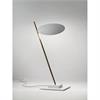 Tischleuchte Lederam T1 LED 17W/2700°K Weiss/Satin  230V/1441lm H=41cm base 15x15 cm