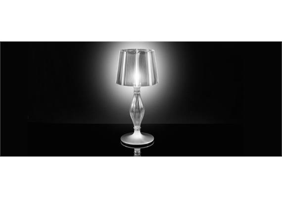 Tischleuchte LIZA Prisma  230V 1x max 12W LED E27/ Base LED 1x5W G9