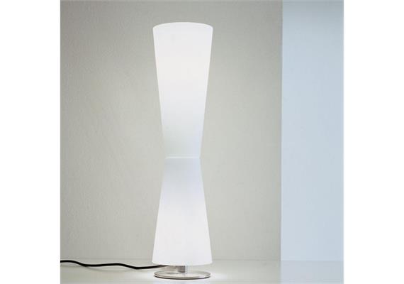 Tischleuchte LU-LU 211 weiss  240V/1x100W E27 /1x60W E27