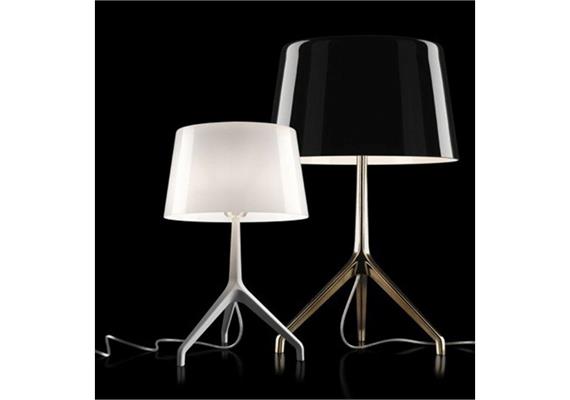 Tischleuchte LUMIERE XXL Alu/Grau  240V/G9 4x48W ES H=57/22 D=37cm