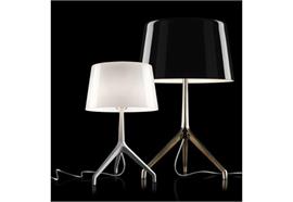 Tischleuchte LUMIERE XXS Alu/Weiss  240V/G9 42W ES H=40/15 D=26