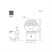 Tischleuchte Luna pura 7W AIR phantom  USB-C Akku 8h Leuchtdauer / IP20 | Bild 2
