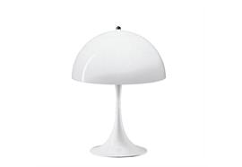 Tischleuchte PANTHELLA Acryl weiss Opal  240V E27 1x28W/10W H= 580 D= 400 IP20