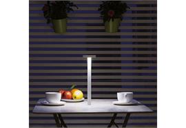 Tischleuchte Tetatet LED 2W weiss 4,8V Akku 178lm D=90 H=345mm IP20