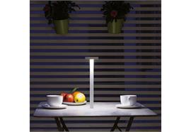 Tischleuchte Tetatet LED 2W Gravity Black  4,8V Akku 2700K 165Lm D=90 H=345mm IP20