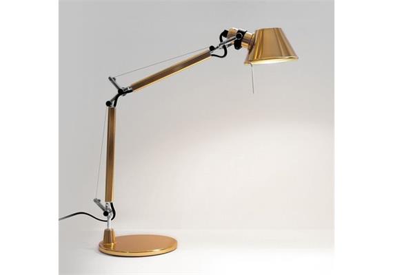 Tischleuchte Tolomeo Micro Limited Edition GOLD  230V 1 x E14 max 6W LED EIN/AUS IP20