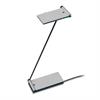 Tischleuchte Zett USB alu 2700°K  2 LED 4W 100-240V inkl.USB-Stecker -Trafo