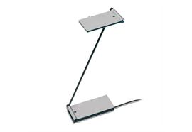 Tischleuchte Zett USB alu 2700°K  2 LED 4W 100-240V inkl.USB-Stecker -Trafo