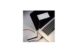 Tischleuchte Zett USB alu 2700°K  2 LED 4W 100-240V inkl.USB-Stecker -Trafo