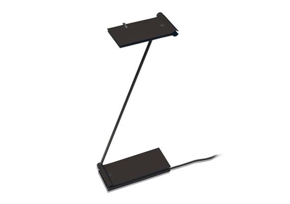 Tischleuchte Zett USB schwarz 2700°K  2 LED 4W 100-240V inkl.USB-Stecker Trafo