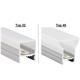 Wand-Deckenaufbauprofil Top 32/Top 48 für LED alu eloxiert  B=19.5 L=4000mm