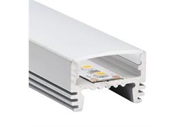 Wand-Deckenaufbauprofil TOP33 für LED alu eloxiert B=24.5mm H=16.6mm