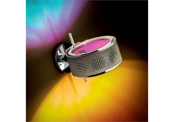 Wand-Deckenleuchte Componi Anello sfere weiss  D=14 H=6.2