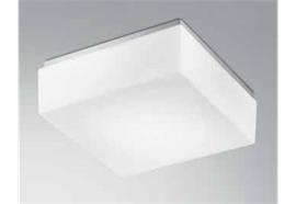 Wand-Deckenleuchte Cubi 28 LED 15W 3000°K Weiss  EVG L=28x28 H=10 / IP20