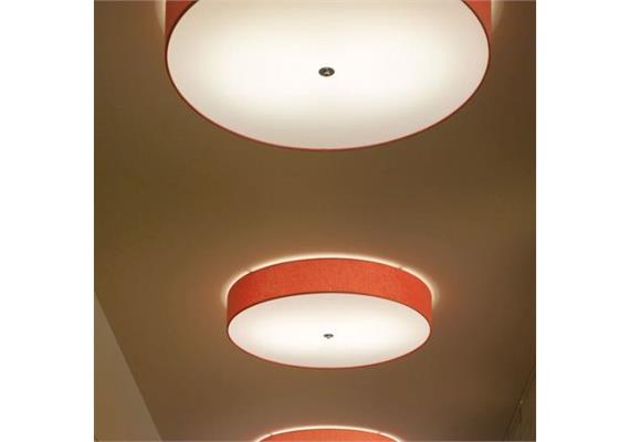 Wand-Deckenleuchte Discovolante 60 /55W PL avorio  240V/GX53/1x55W/827 Baumw. avorio 300*