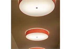 Wand-Deckenleuchte Discovolante 60 /55W PL avorio  240V/GX53/1x55W/827 Baumw. avorio 300*