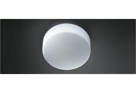 Wand- Deckenleuchte Lido LED 21W Glas weiss  240V/2700K 1000lm D=30 H=12 IP20