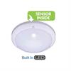 Wand- Deckenleuchte Sensor 16W weiss  240V 3000K 1200lm D=265 H=102 / IP54