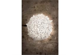 Wand- Deckenleuchte Veli Large Foliage weiss  240V E27 3 x12W Led D=75cm H=22cm IP20