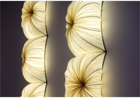 Wand- Deckenleuchte Zika sky  H=42 D= 34/ T= 16/ 230V/ E 27/ 2x18W