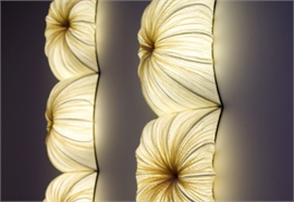 Wand- Deckenleuchte Zika sky  H=42 D= 34/ T= 16/ 230V/ E 27/ 2x18W