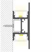 Wandaufbauprofil Wall 17 48.7mm für LED Alu eloxiert  ohne Laschen 31.2mm B=17.8mm L=1m | Bild 3