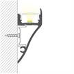 Wandaufbauprofil Wall 50 indirekt für LED alu eloxiert  B=18.2mm H=41 L=2000mm | Bild 3