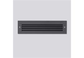 Wandeinbauleuchte 2196 A-M silber  230V/G23 1x7/9W/IP64  freistrahlend