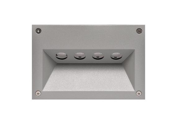 Wandeinbauleuchte 5576 LED 4x1W IP54 antrazit  230V/4x1W 350mA / 2700°K CRI80 Cree Led