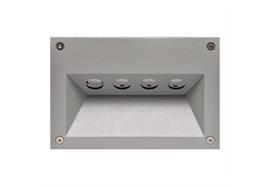Wandeinbauleuchte 5576 LED 4x1W IP54 antrazit  230V/4x1W 350mA / 2700°K CRI80 Cree Led