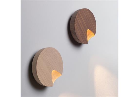 Wandleseleuchte Dots 5.7W weisse Eiche  240V 2700K 500mA 500Lm CRI90 IP20