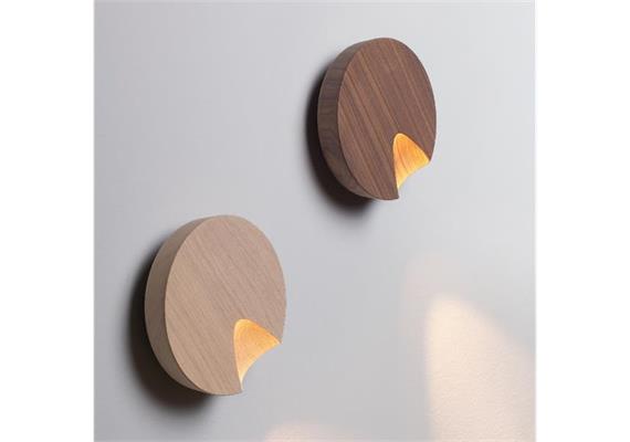 Wandleseleuchte Dots 5.7W weisse Eiche  240V 2700K 500mA 500Lm CRI90 IP20