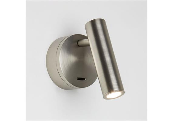 Wandleseleuchte Enna 4.5W nickel satiniert  230V 2700K 112lm CRI90 / IP20