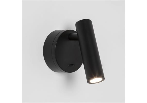 Wandleseleuchte Enna 4.5W schwarzmatt  230V 2700K 112lm CRI90 / IP20