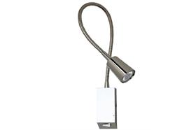 Wandleseleuchte LEDDI Led 3W 3000°K nickel glanz  230V/ L= 580 3000°K 30° / IP20