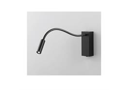 Wandleseleuchte Zooom TQ Flexarm LED 2W schwarz  230V/190lm 3000K Arm L=300mm / IP20