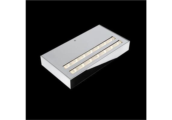 Wandleuchte Air Maxx Power Led 250 / 35W 2700K matt eloxiert  230V/ L=250 T=135 H=36