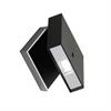 Wandleuchte Alpha, schwenkbar, alu, sw  LED WC, 2.1W, L+H= 12cm
