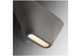 Wandleuchte Aplomb LED 13W 2700K Braun  240V/1120 lm H=24 B=30 T=15 IP20
