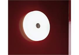 Wandleuchte BUTTON polycarbonat weiss  230V/1x22W 2GX13+1x40W 2GX13