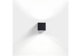 Wandleuchte COMO LED 12W deep black  240V 2700K 553lm Up/Down Glaslinse IP65