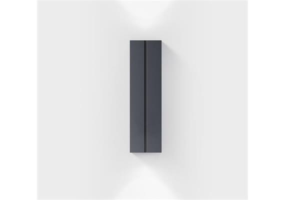 Wandleuchte CUT 2x8W DALI-2 ready anthrazit  240V 2700K 1118Lm B=65 T=80 H=230mm /IP65