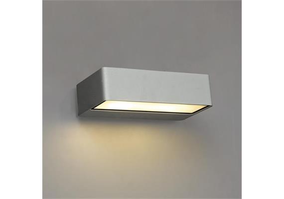 Wandleuchte Domo Down Led 16W schwarz matt  240V 1500lm 2700K CRI80 L=176 T=108 H=45 IP65