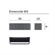 Wandleuchte DRESSCODE W2 LED 29W bronze  230V/2700K 3200lm CRI90 L=300 T=100 H=90 | Bild 2